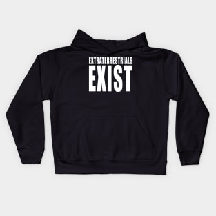 extraterrestrials exist Kids Hoodie